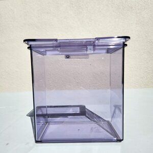 The Home Edit Medium Canister Food Storage Container Clear 4" x 6" x 6" Pantry K